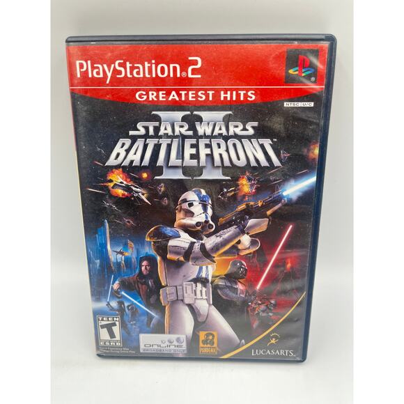 Star Wars: Battlefront II Playstation 2 Game Complete CIB w/ Manual Greatest Hit - Picture 1 of 7